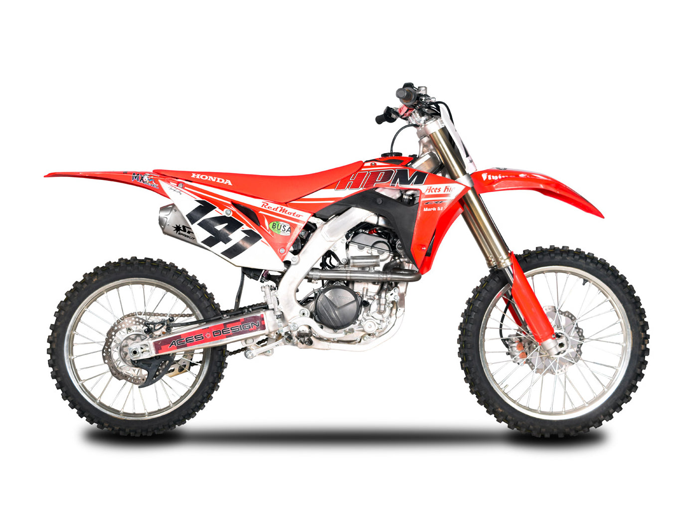 SPARK GHO8011 Honda CRF250 (2018) Titanium Full Exhaust System "Off Road" (racing)