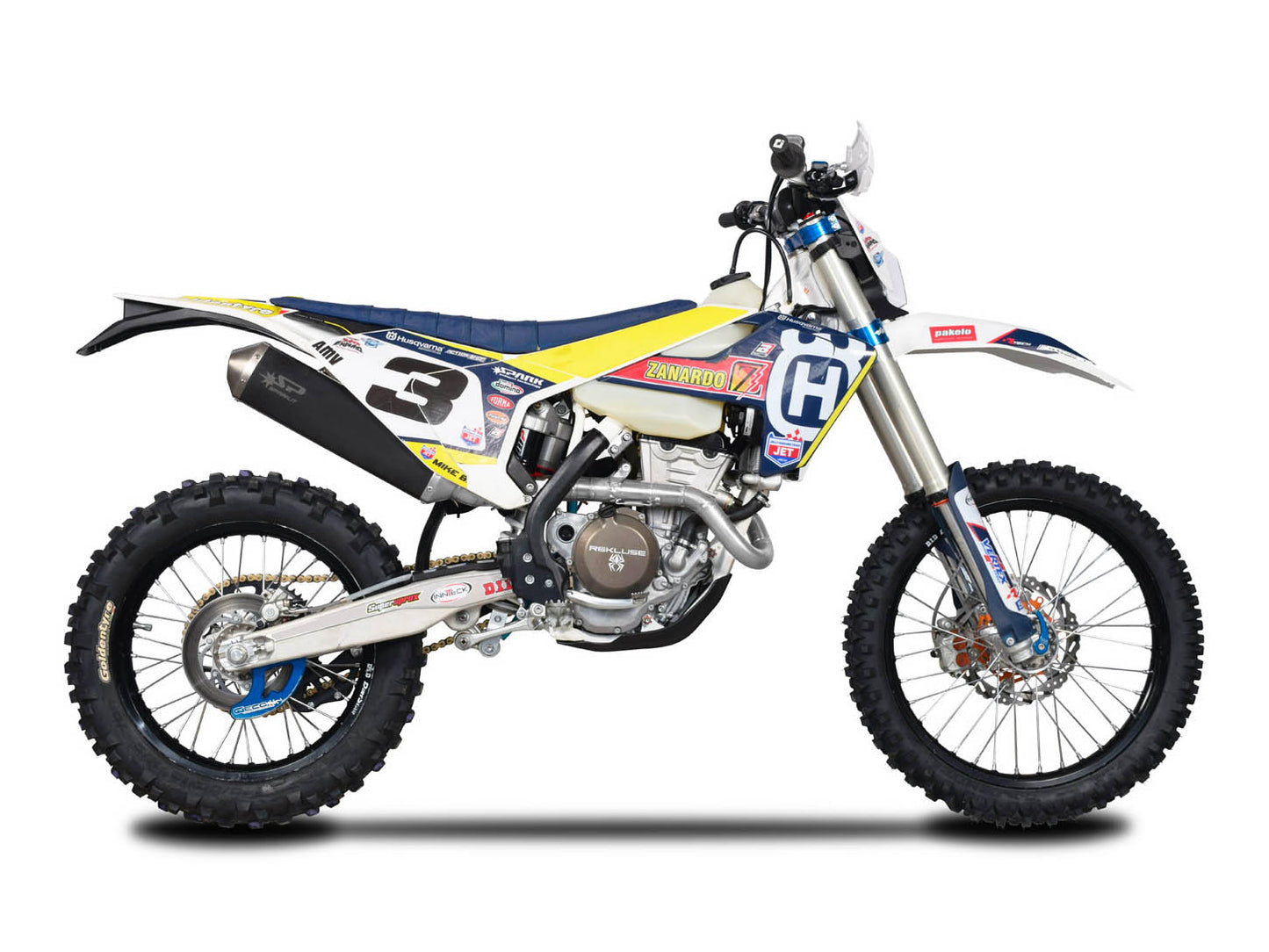 SPARK GHU8002 Husqvarna FE350 Enduro (2017) Dark Style Full Exhaust System "Off Road" (racing)