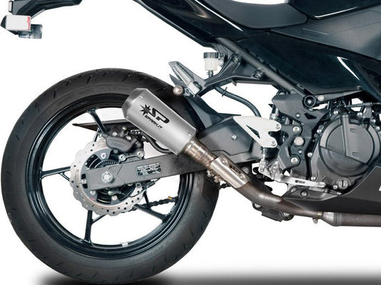 SPARK GKA1002 Kawasaki Ninja 400 (2018+) Titanium Slip-on Exhaust "MotoGP" (racing)