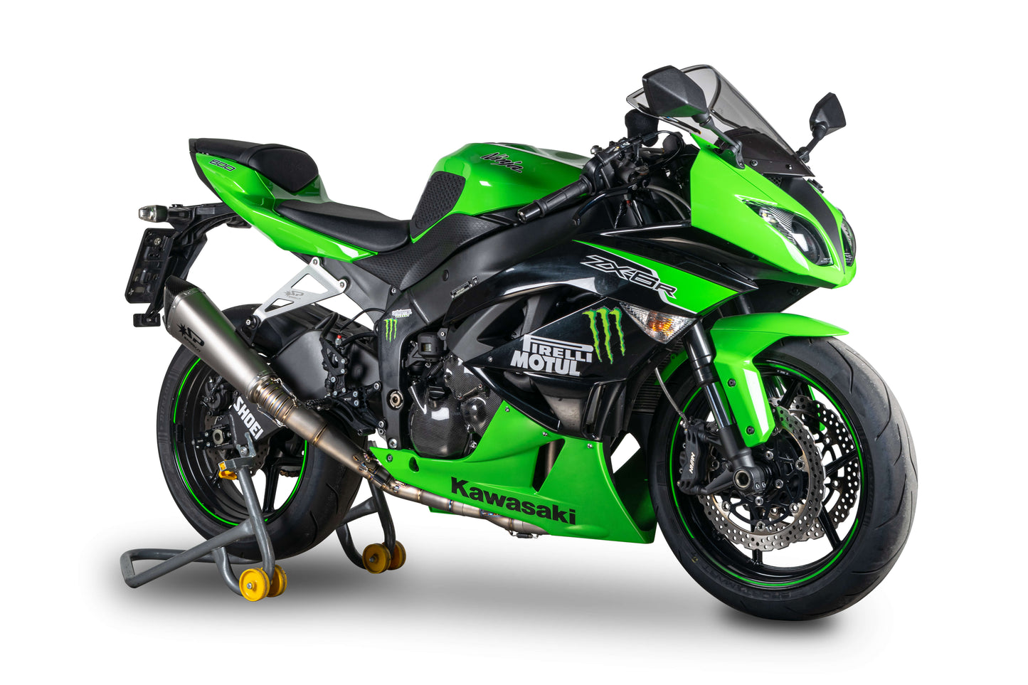 SPARK GKA8832 Kawasaki ZX-6R (2009+) Full Titanium Exhaust System "Konix" (racing)