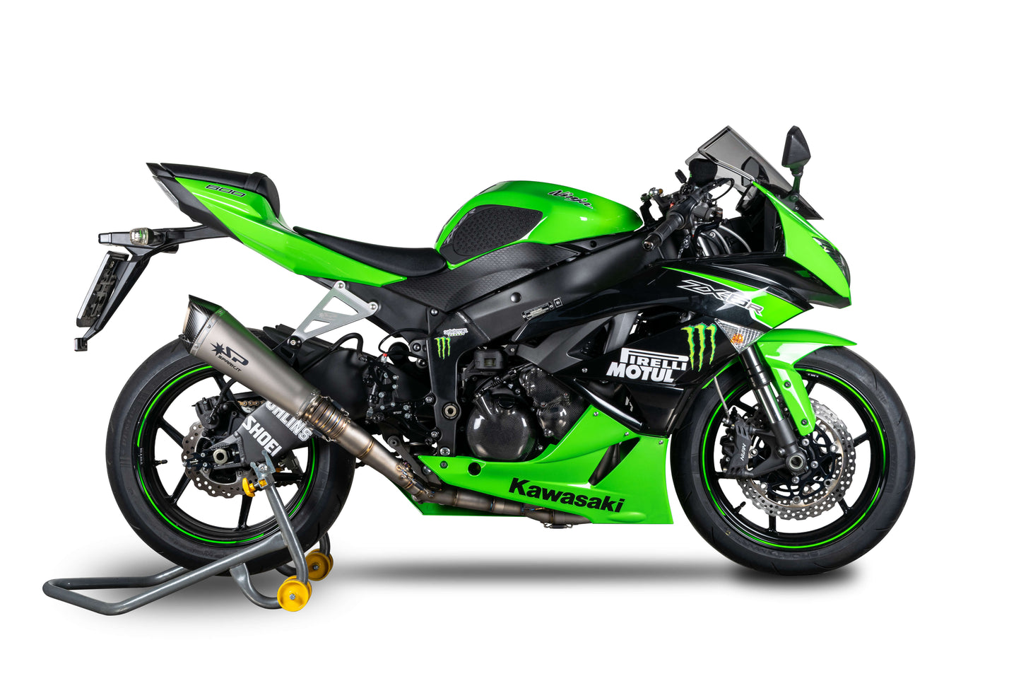 SPARK GKA8832 Kawasaki ZX-6R (2009+) Full Titanium Exhaust System "Konix" (racing)