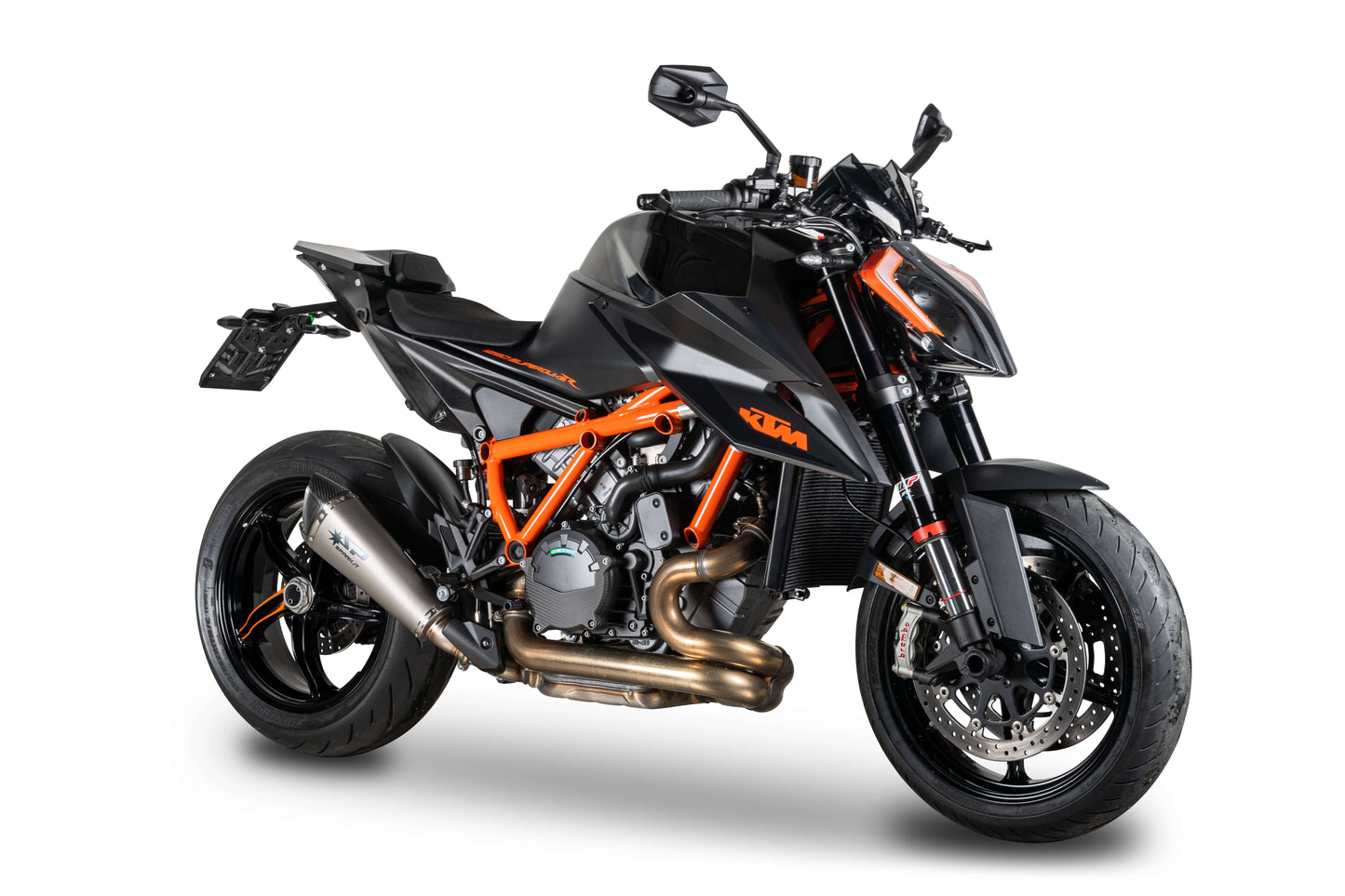 SPARK GKT0113 KTM 1290 / 1390 Super Duke R / R Evo (2020+) Titanium Slip-on Exhaust "KONIX EVO" (EU homologated)