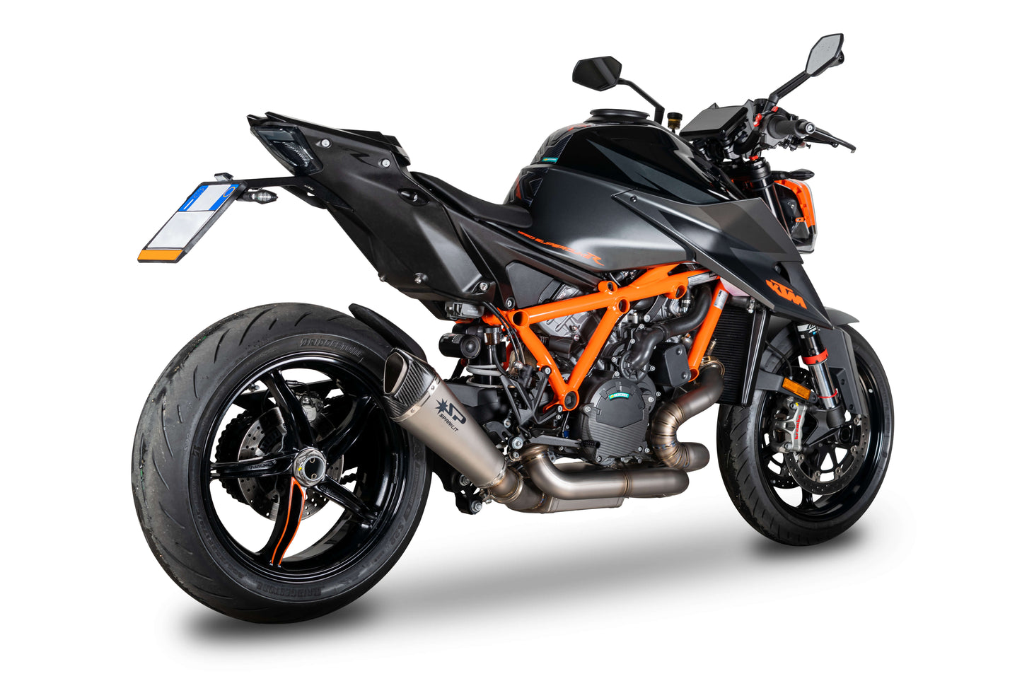 SPARK GKT0113 KTM 1290 / 1390 Super Duke R / R Evo (2020+) Titanium Slip-on Exhaust "KONIX EVO" (EU homologated)