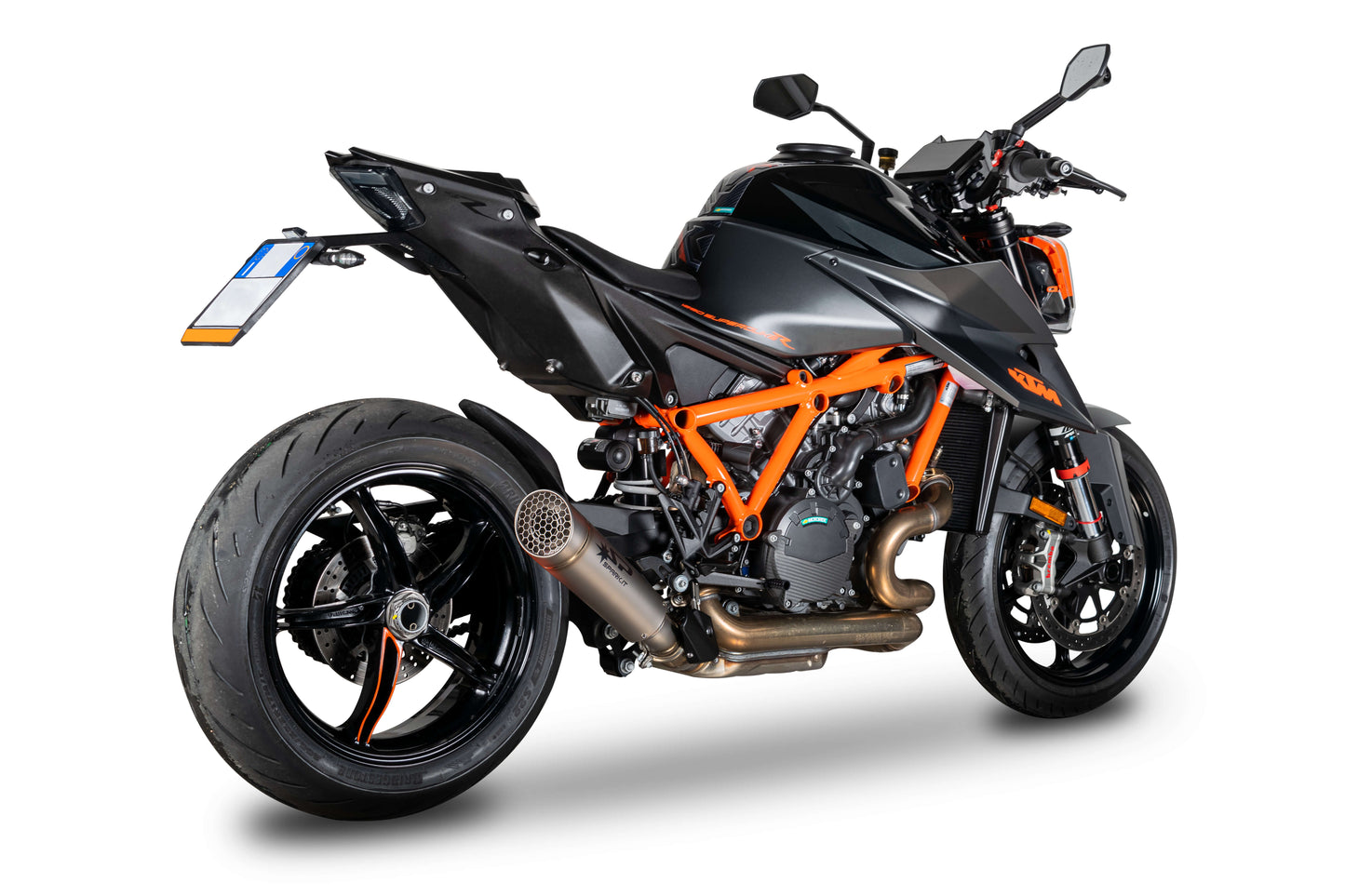 SPARK GKT0114 KTM 1290 / 1390 Super Duke R / R Evo (2020+) Titanium Slip-on Exhaust "Grid-O" (racing)