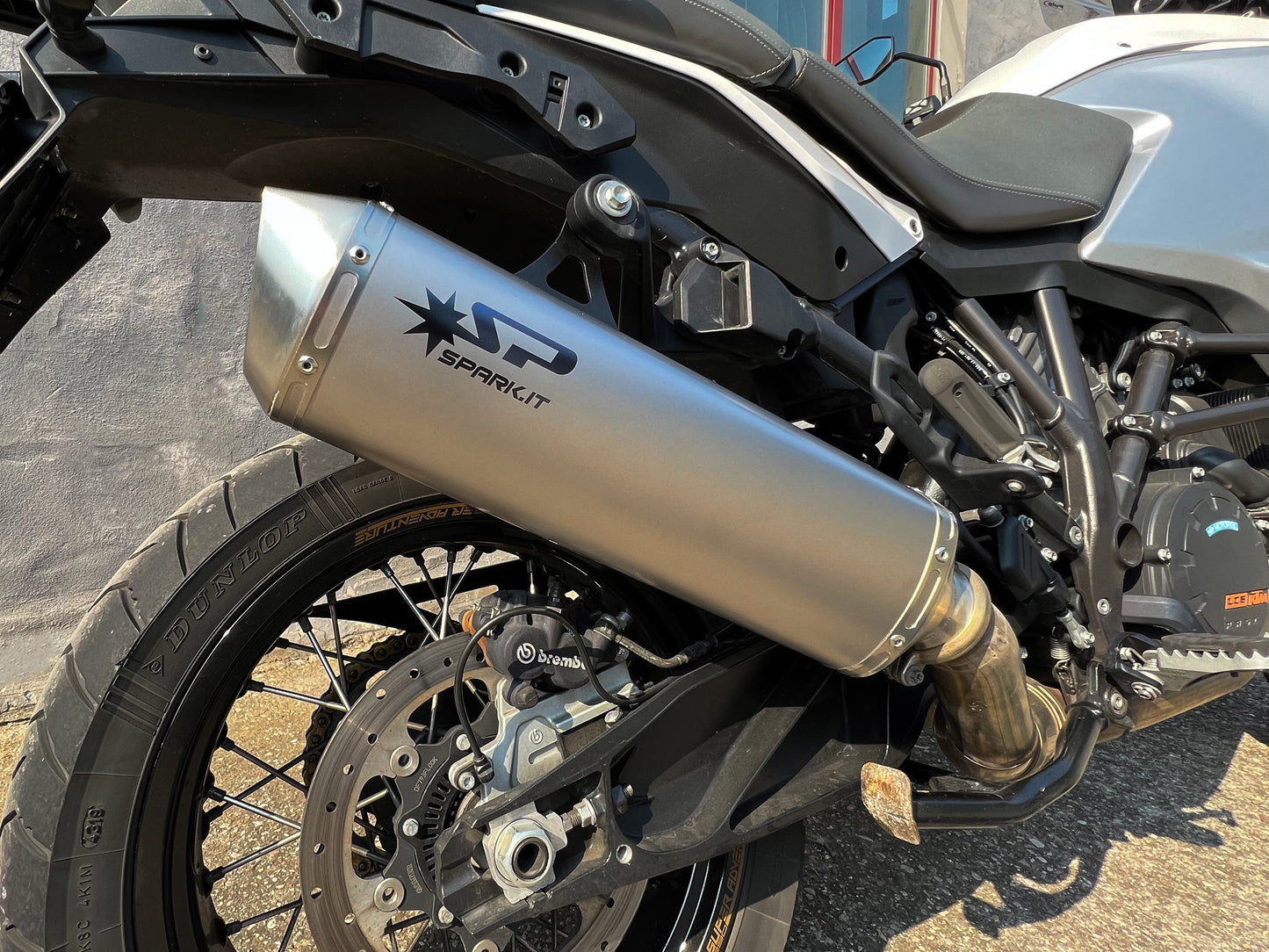 SPARK GKT0201 KTM 1090 / 1190 Adventure / 1290 Super Adventure (13/20) Slip-on Exhaust "Force" (approved; titanium)