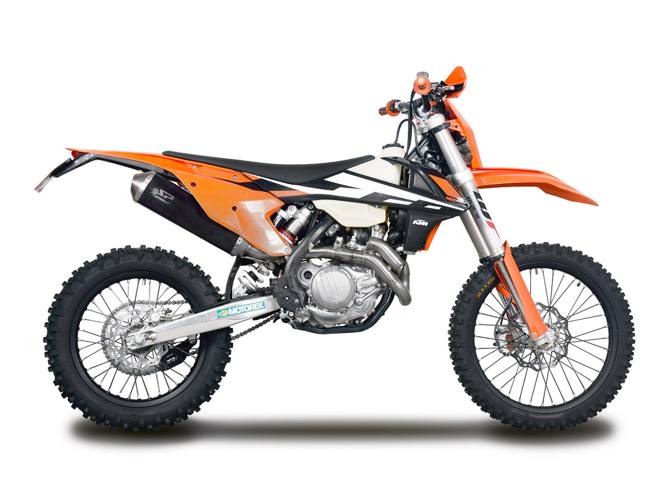 SPARK GKT8009 KTM SX-F 450 (2017) Dark Style Full Exhaust System "Off Road" (racing)