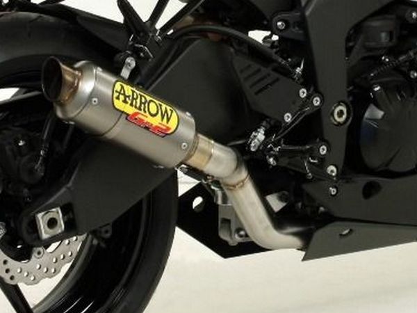 ARROW 71005GP Kawasaki ZX-6R (09/12) Titanium Slip-on Exhaust "GP2" (racing) – Accessories in the 2WheelsHero Motorcycle Aftermarket Accessories and Parts Online Shop