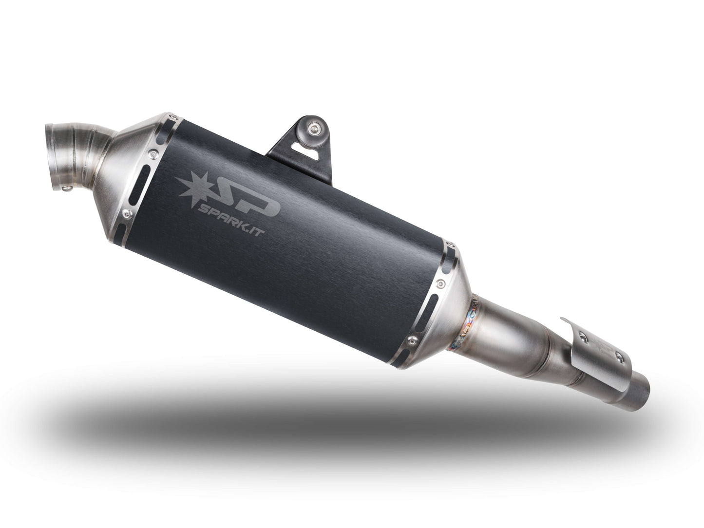 SPARK GYA1601 Yamaha Ténéré 700 (2019+) Slip-on Exhaust "Dakar" (EURO 5; dark stainless steel)