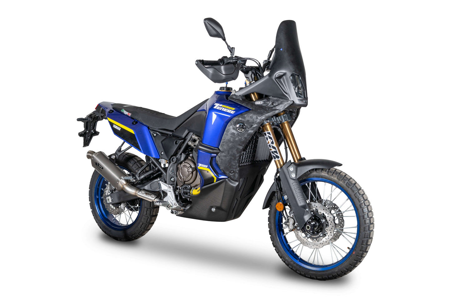 SPARK GYA1601 Yamaha Ténéré 700 (2019+) Slip-on Exhaust "Dakar" (EURO 5; titanium)