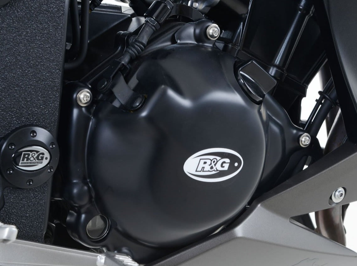 KEC0048 - R&G RACING Kawasaki Z250 / Z300 (13/18) Engine Covers Protection Kit (2 pcs) – Accessories in the 2WheelsHero Motorcycle Aftermarket Accessories and Parts Online Shop