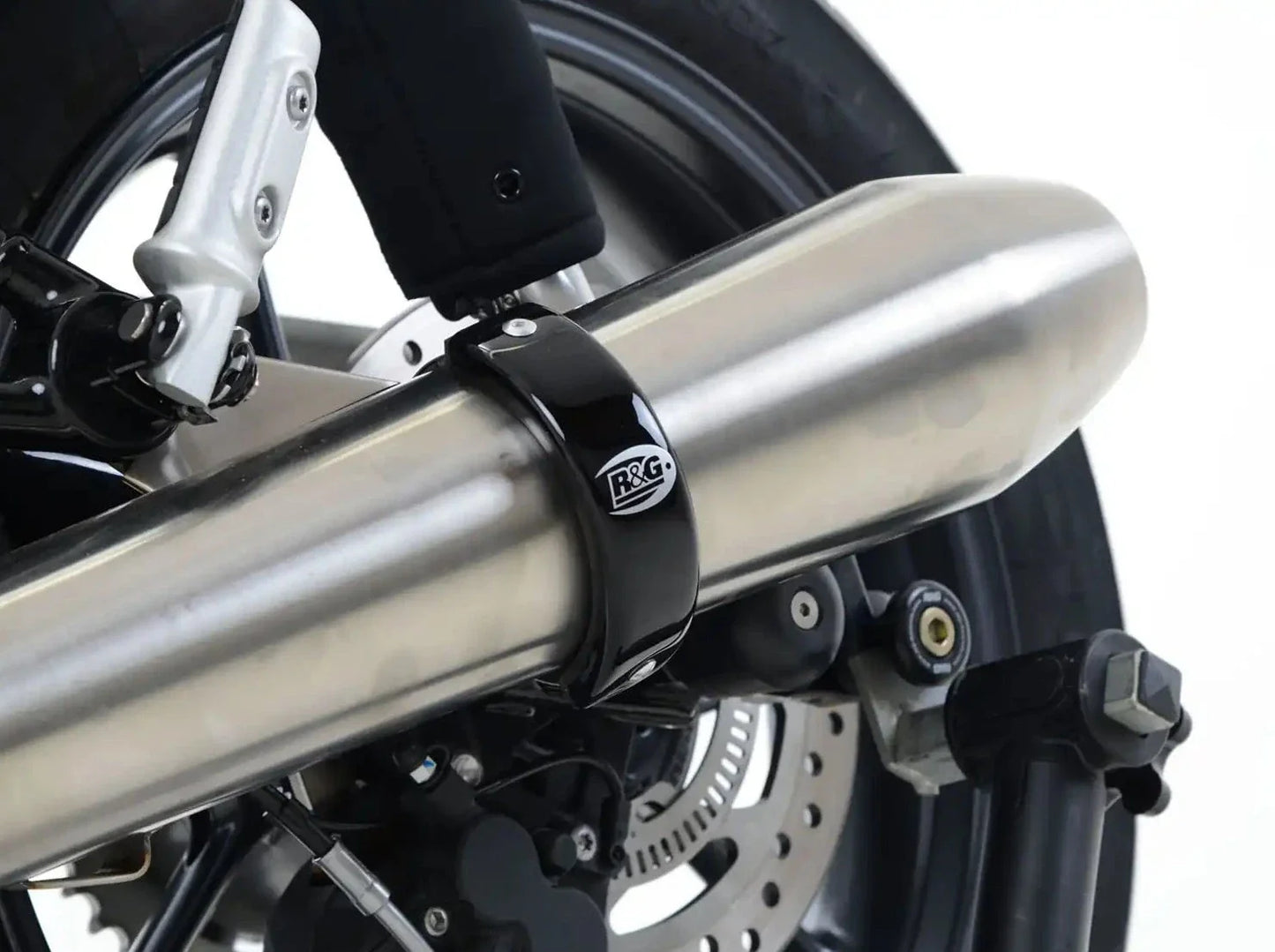 EP0028 - R&G RACING Round Exhaust Protector (circumference up to 40cm) – Accessories in the 2WheelsHero Motorcycle Aftermarket Accessories and Parts Online Shop