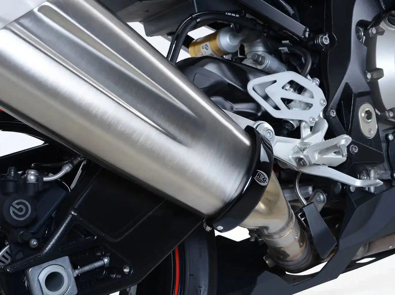 EP0026 - R&G RACING BMW S1000RR (15/18) Exhaust Protector (front of muffler type) – Accessories in the 2WheelsHero Motorcycle Aftermarket Accessories and Parts Online Shop