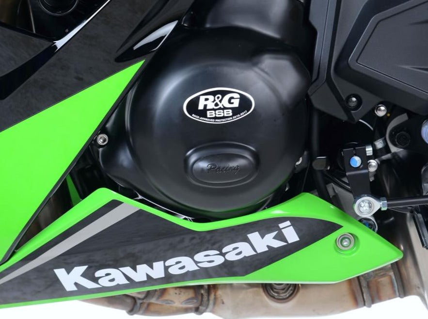 ECC0225 - R&G RACING Kawasaki Ninja 650 / Z650 / Z650RS Alternator Cover Protection (left side, racing) – Accessories in the 2WheelsHero Motorcycle Aftermarket Accessories and Parts Online Shop