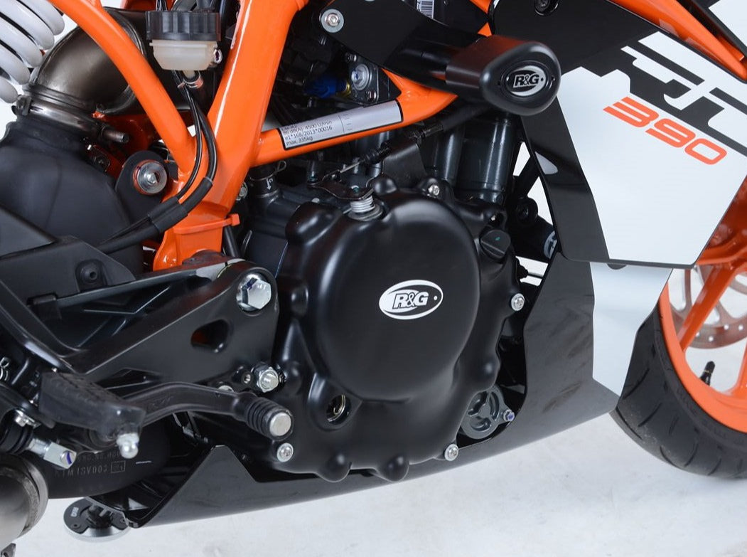 ECC0244 - R&G RACING KTM 390 RC / Duke / Husqvarna 401 Clutch Cover Protection (right side) – Accessories in the 2WheelsHero Motorcycle Aftermarket Accessories and Parts Online Shop