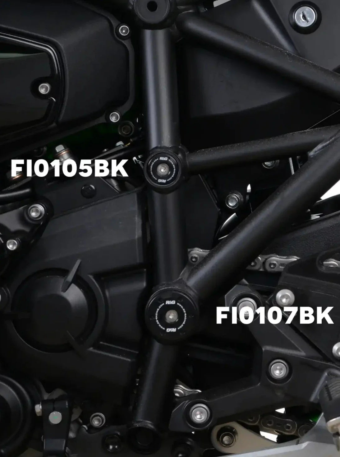 FI0107 - R&G RACING Kawasaki Ninja H2 / H2R / H2 SX Lower Frame Plug (left side) – Accessories in the 2WheelsHero Motorcycle Aftermarket Accessories and Parts Online Shop