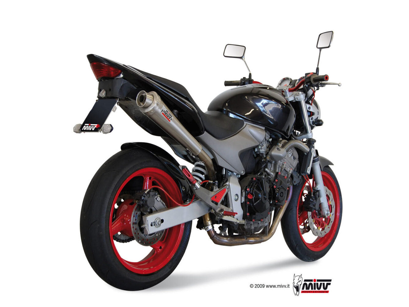 MIVV H.020 HONDA Hornet 600 ( 2003 / 06 ) Slip on Exhaust "X-Cone" (stainless steel; approved) – Accessories in the 2WheelsHero Motorcycle Aftermarket Accessories and Parts Online Shop