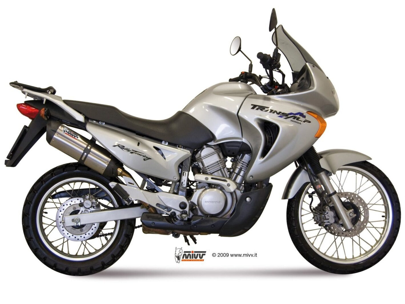 MIVV H.023 HONDA XLV 650 Transalp ( 2000/ 04 ) Slip On Exhaust "Suono" (stainless steel; approved) – Accessories in the 2WheelsHero Motorcycle Aftermarket Accessories and Parts Online Shop