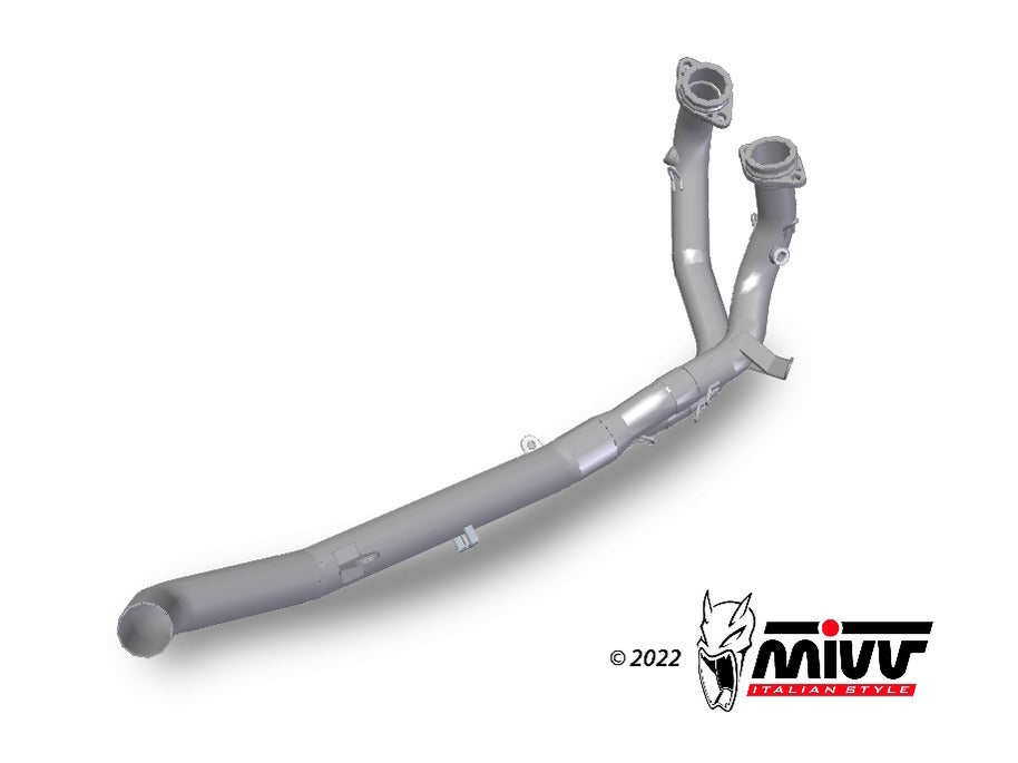 MIVV H.079 HONDA CRF 1100 L AFRICA TWIN ( 2020 / 23 ) Slip on Exhaust "Speed Edge" (black; approved) – Accessories in the 2WheelsHero Motorcycle Aftermarket Accessories and Parts Online Shop