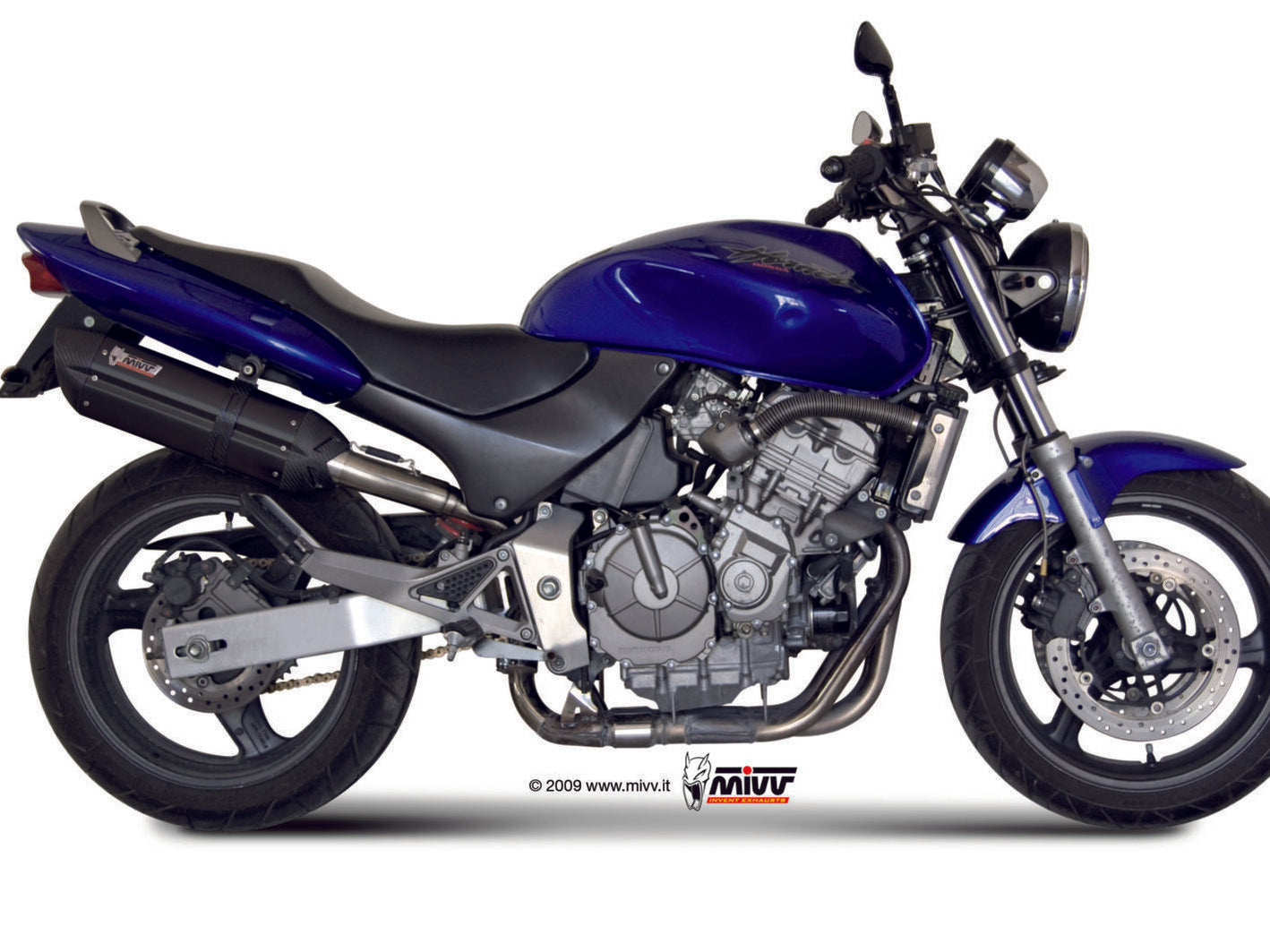 MIVV H.018 HONDA Hornet 600 ( 1998 / 2000 ) Slip on Exhaust "Suono" (black; approved) – Accessories in the 2WheelsHero Motorcycle Aftermarket Accessories and Parts Online Shop