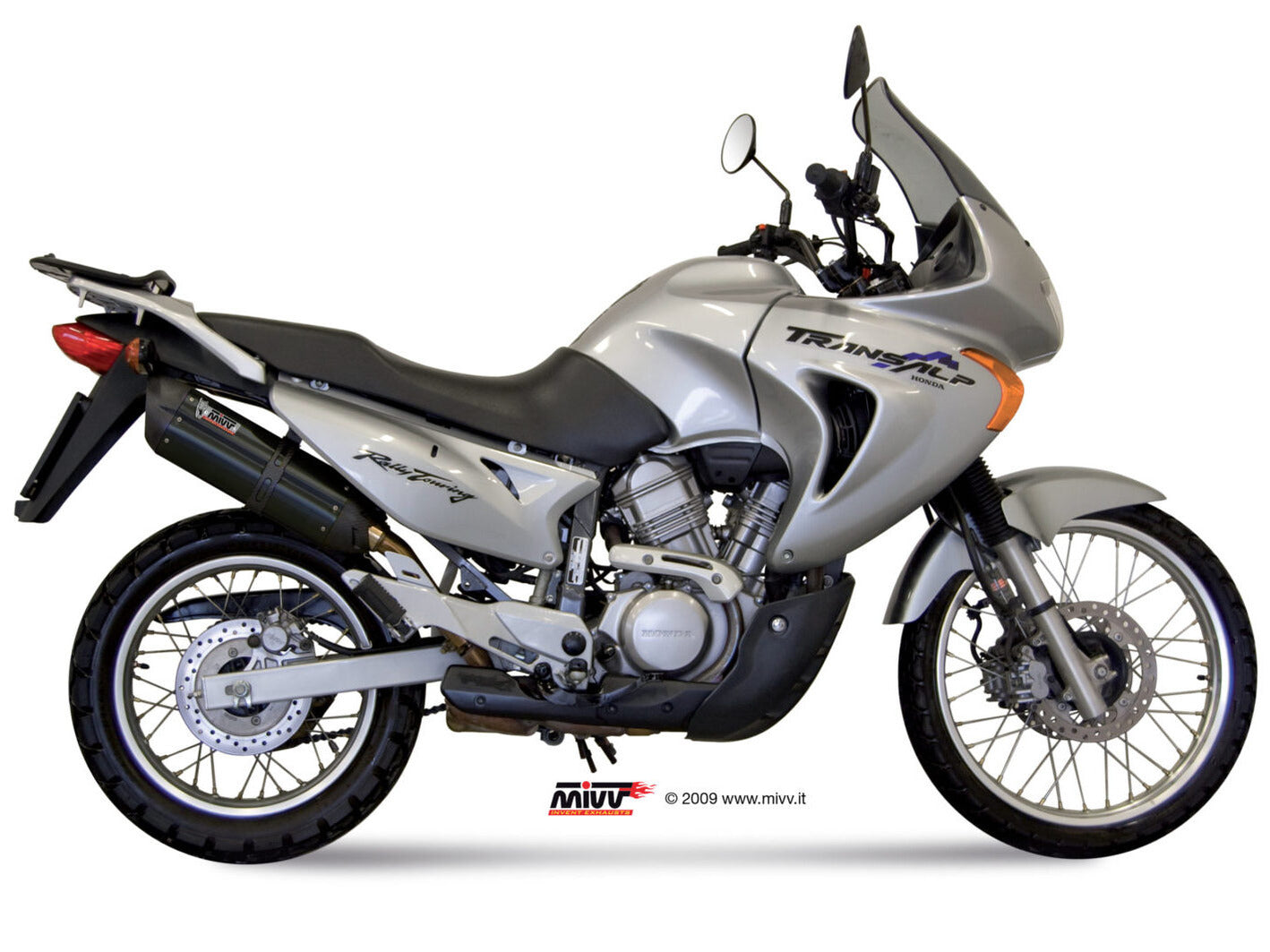 MIVV H.023 HONDA XLV 650 Transalp ( 2000/ 04 ) Slip On Exhaust "Suono" (black; approved) – Accessories in the 2WheelsHero Motorcycle Aftermarket Accessories and Parts Online Shop