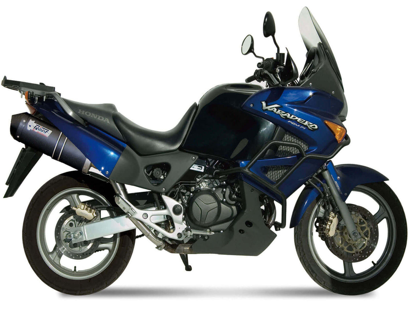 MIVV H.036 HONDA XL 1000 Varadero ( 2003 / 11 ) Dual Slip on Exhaust "Oval" (carbon + cap; approved) – Accessories in the 2WheelsHero Motorcycle Aftermarket Accessories and Parts Online Shop