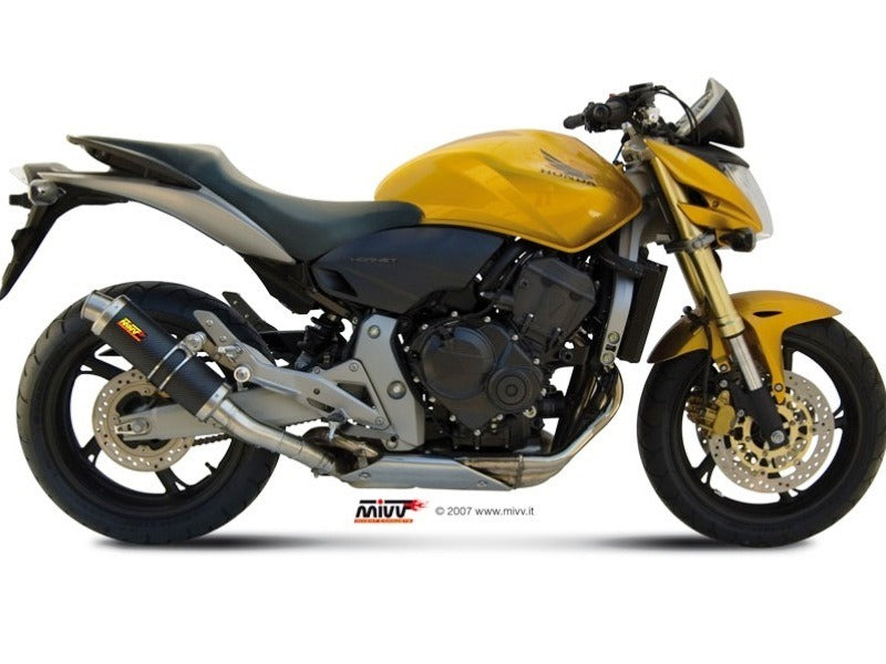 MIVV H.038 HONDA Hornet 600 ( 2007 / 13 ) Slip on Exhaust "GP" (carbon; approved) – Accessories in the 2WheelsHero Motorcycle Aftermarket Accessories and Parts Online Shop