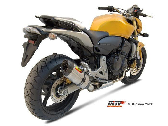 MIVV H.038 HONDA Hornet 600 ( 2007 / 13 ) Slip on Exhaust "Suono" (stainless steel; approved) – Accessories in the 2WheelsHero Motorcycle Aftermarket Accessories and Parts Online Shop