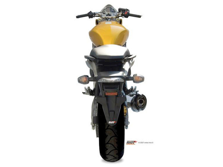 MIVV H.038 HONDA Hornet 600 ( 2007 / 13 ) Slip on Exhaust "Suono" (stainless steel; approved) – Accessories in the 2WheelsHero Motorcycle Aftermarket Accessories and Parts Online Shop