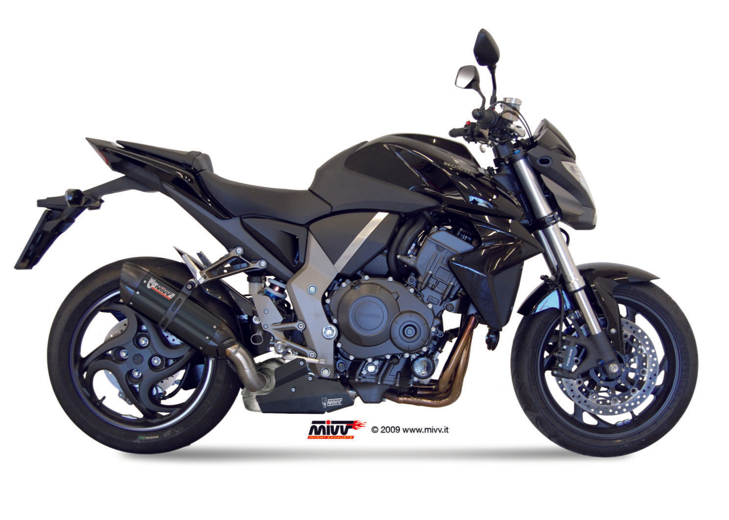 MIVV H.041 HONDA CB 1000 R ( 2008 - 17 ) Slip-on Exhaust "Suono" (black; approved) – Accessories in the 2WheelsHero Motorcycle Aftermarket Accessories and Parts Online Shop