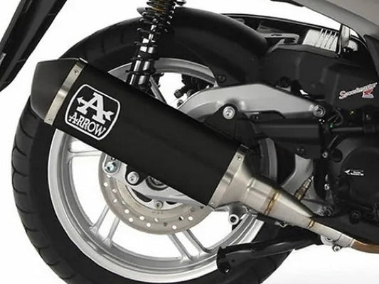 ARROW 53086MI+53538ANN Honda SH350 (2021+) Dark Aluminum Slip-on Exhaust "Urban" – Accessories in the 2WheelsHero Motorcycle Aftermarket Accessories and Parts Online Shop