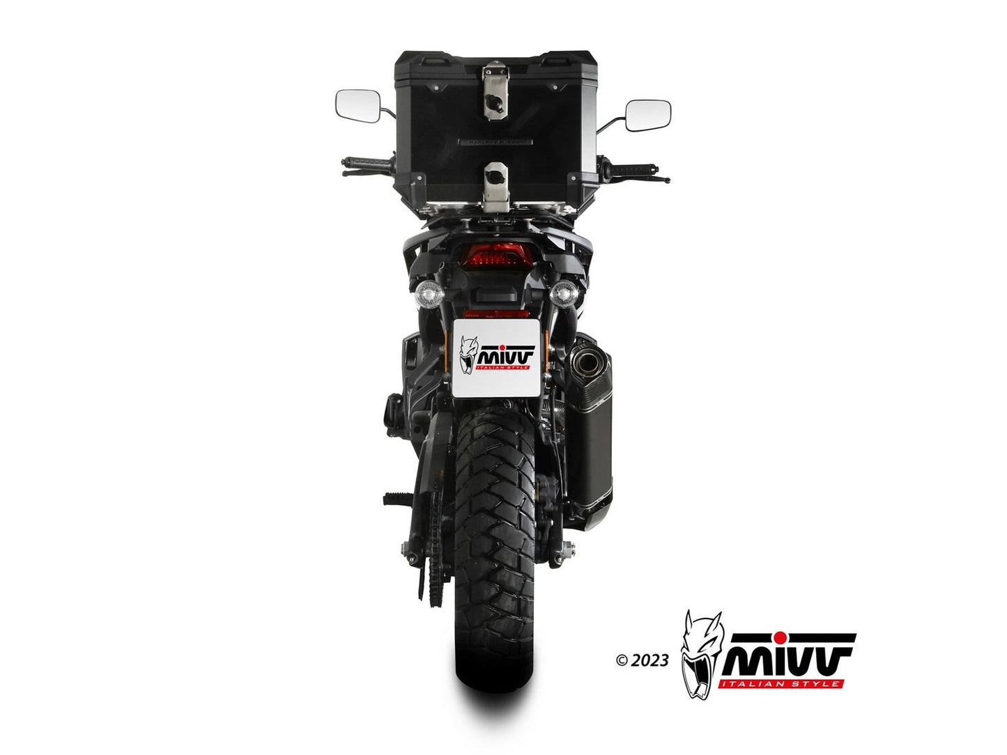 MIVV HD.003 HARLEY DAVIDSON PAN AMERICA / SPECIAL ( 2021+ ) Slip on Exhaust "Speed Edge" (black; approved) – Accessories in the 2WheelsHero Motorcycle Aftermarket Accessories and Parts Online Shop