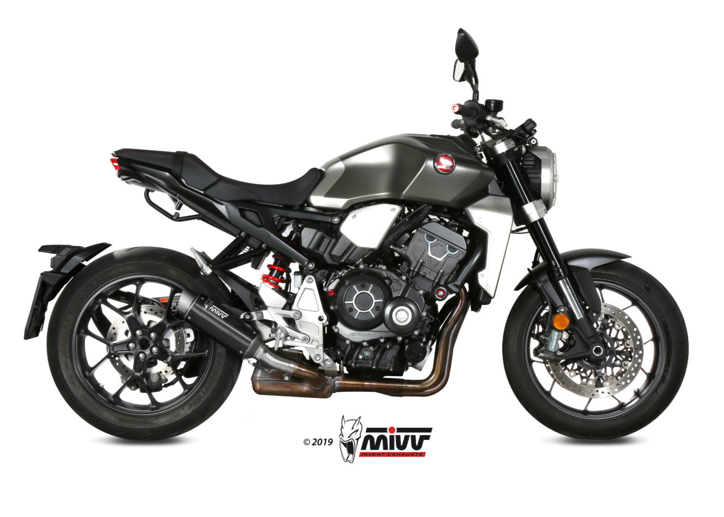 MIVV H.068 HONDA CB 1000 R ( 2018 + ) Slip-on Exhaust "GP Pro" (carbon; approved) – Accessories in the 2WheelsHero Motorcycle Aftermarket Accessories and Parts Online Shop