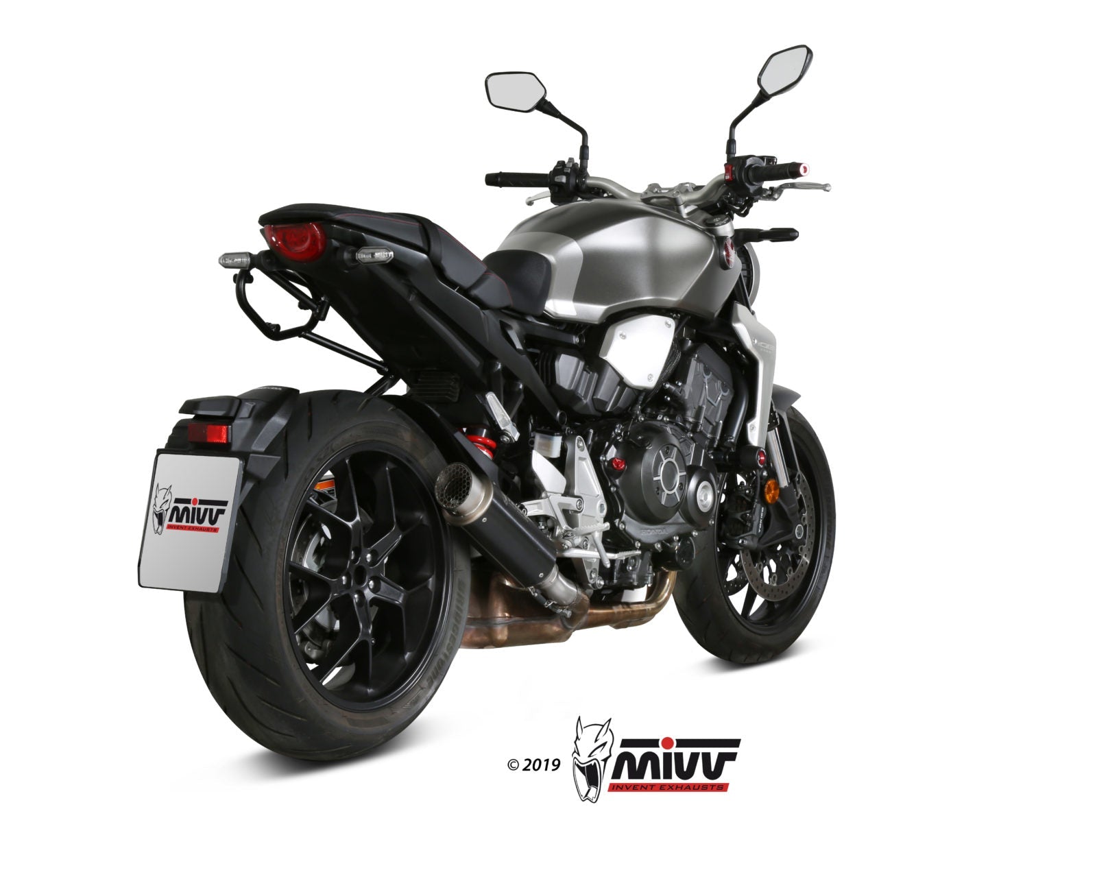 MIVV H.068 HONDA CB 1000 R ( 2018 + ) Slip-on Exhaust "GP Pro" (carbon; approved) – Accessories in the 2WheelsHero Motorcycle Aftermarket Accessories and Parts Online Shop