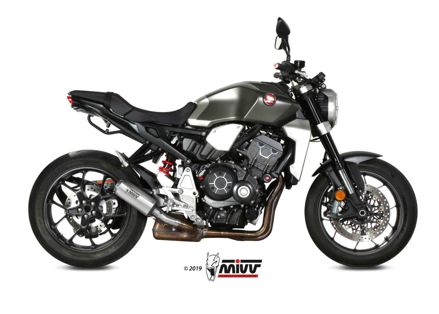 MIVV H.068 HONDA CB 1000 R ( 2018 + ) Slip-on Exhaust "MK3" (stainless steel; approved) – Accessories in the 2WheelsHero Motorcycle Aftermarket Accessories and Parts Online Shop