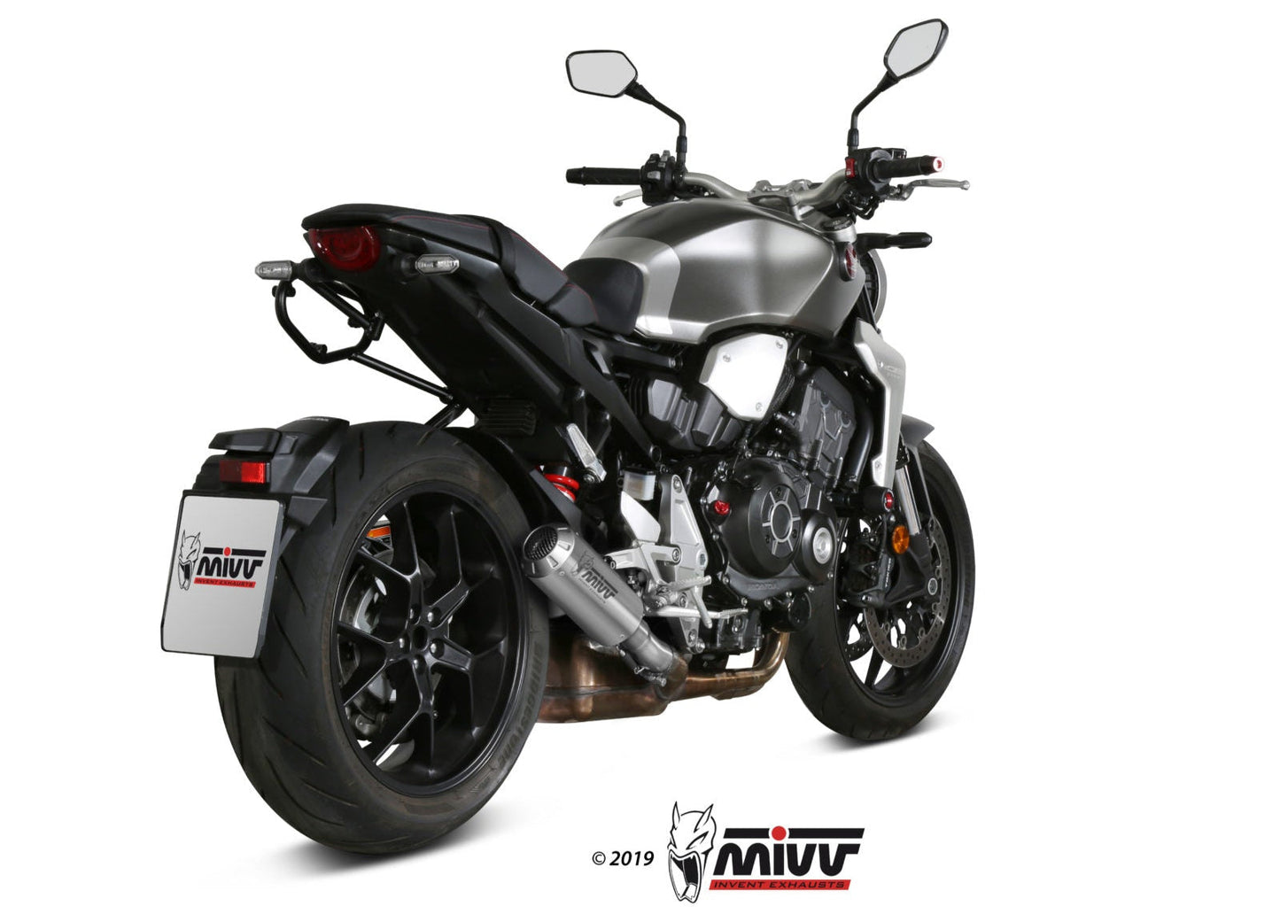 MIVV H.068 HONDA CB 1000 R ( 2018 + ) Slip-on Exhaust "MK3" (stainless steel; approved) – Accessories in the 2WheelsHero Motorcycle Aftermarket Accessories and Parts Online Shop