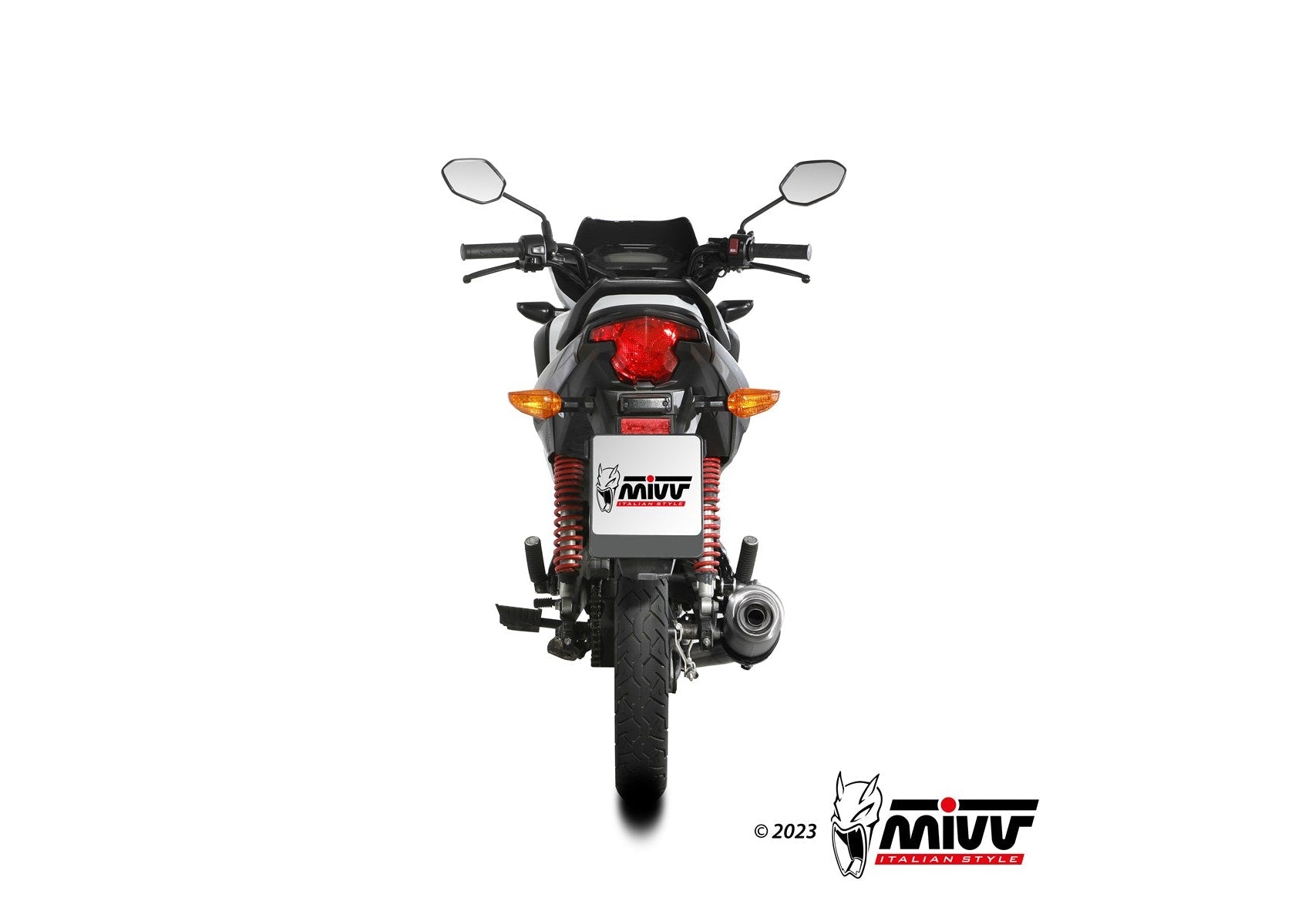 MIVV H.088 HONDA CB 125 F ( 2021 + ) Full System Exhaust "GP" (black; approved) – Accessories in the 2WheelsHero Motorcycle Aftermarket Accessories and Parts Online Shop