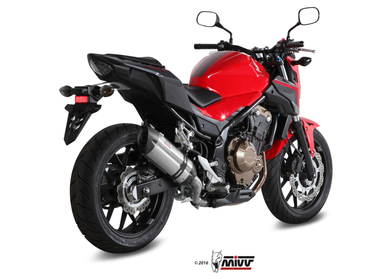 MIVV H.062 HONDA CB 500 F ( 2016 / 18 ) Slip On Exhaust "Suono" (stainless steel; approved) – Accessories in the 2WheelsHero Motorcycle Aftermarket Accessories and Parts Online Shop
