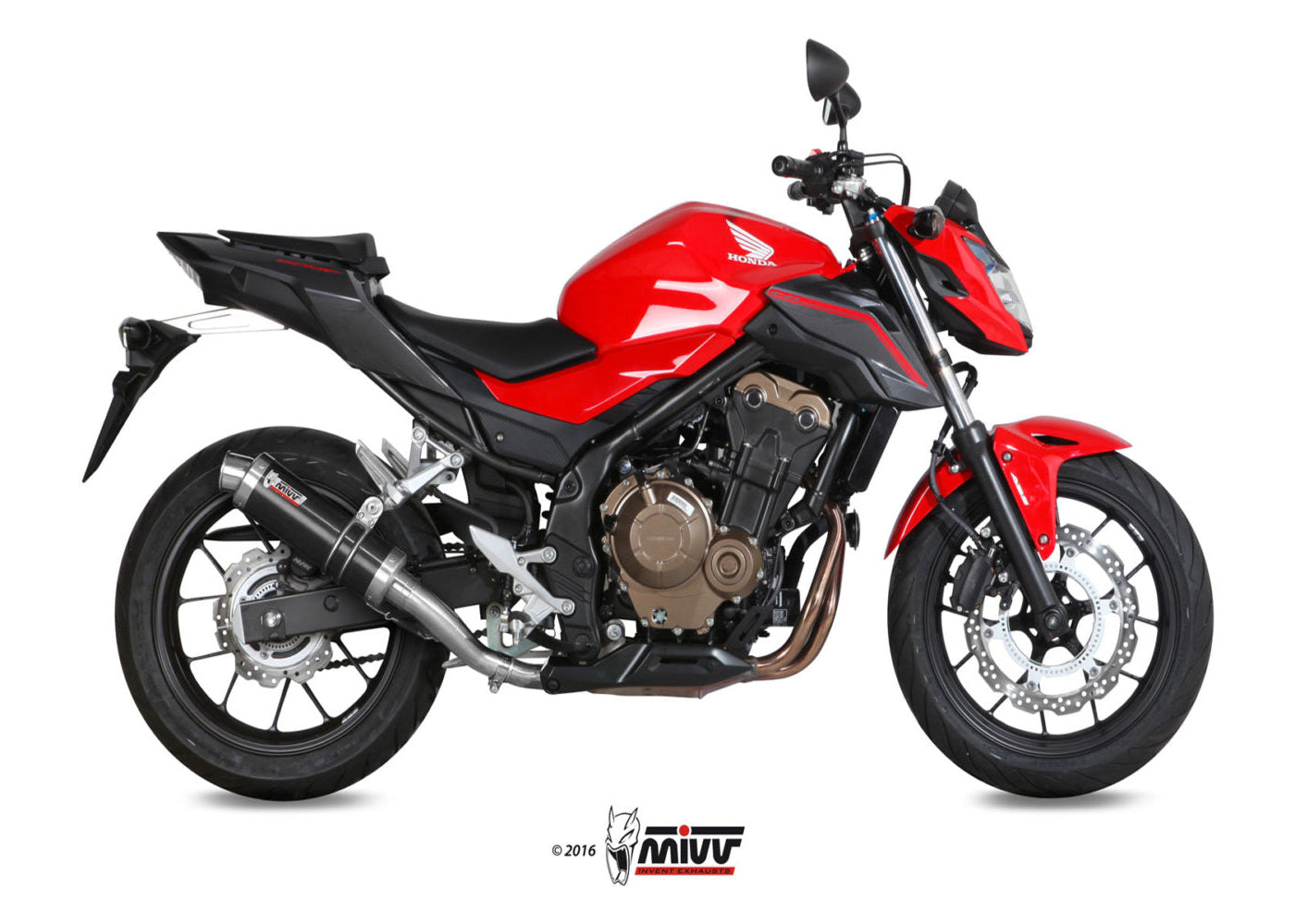 MIVV H.062 HONDA CB 500 F ( 2016 / 18 ) Slip On Exhaust "GP" (black; approved) – Accessories in the 2WheelsHero Motorcycle Aftermarket Accessories and Parts Online Shop