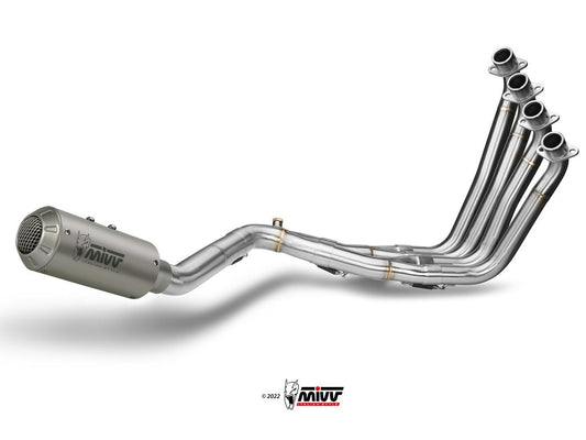 MIVV H.055 HONDA CB 650 F ( 2014 / 18 ) Full System Exhaust "MK3" (stainless steel; not approved) – Accessories in the 2WheelsHero Motorcycle Aftermarket Accessories and Parts Online Shop