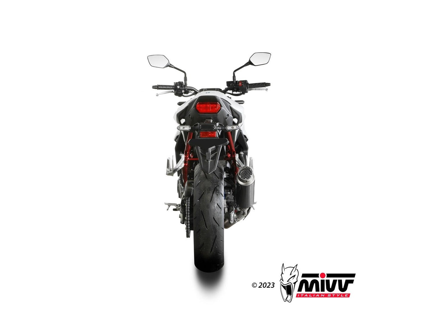 MIVV H.085 HONDA CB 750 Hornet ( 2023 + ) Slip On Exhaust "GP Pro" (carbon; approved) – Accessories in the 2WheelsHero Motorcycle Aftermarket Accessories and Parts Online Shop
