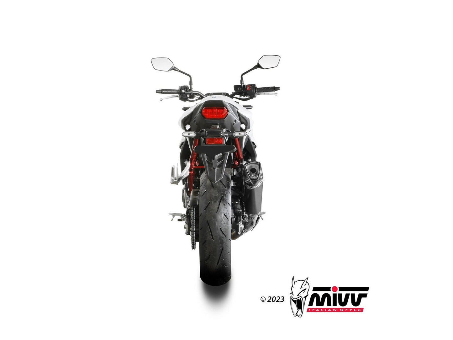 MIVV H.085 HONDA CB 750 Hornet ( 2023 + ) Slip On Exhaust "Delta Race" (carbon; approved) – Accessories in the 2WheelsHero Motorcycle Aftermarket Accessories and Parts Online Shop