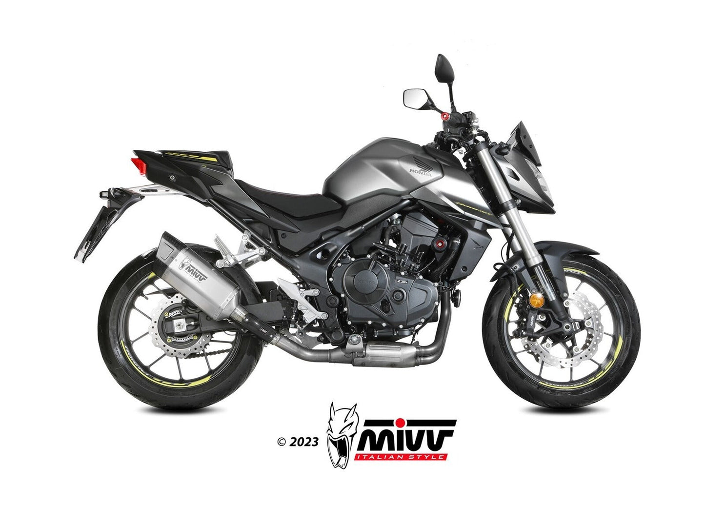 MIVV H.085 HONDA CB 750 Hornet ( 2023 + ) Slip On Exhaust "SR-1" (stainless steel; approved) – Accessories in the 2WheelsHero Motorcycle Aftermarket Accessories and Parts Online Shop
