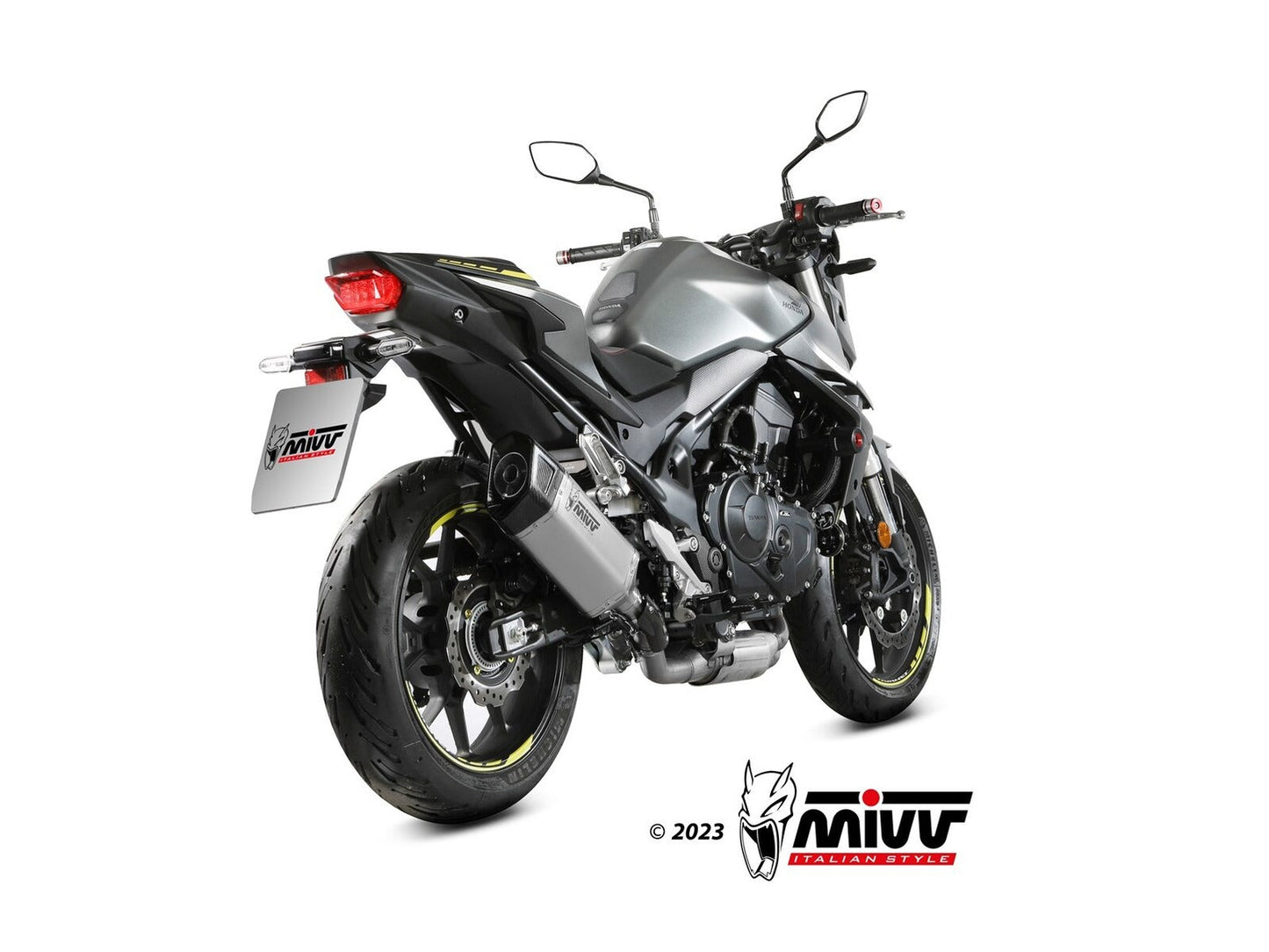 MIVV H.085 HONDA CB 750 Hornet ( 2023 + ) Slip On Exhaust "SR-1" (stainless steel; approved) – Accessories in the 2WheelsHero Motorcycle Aftermarket Accessories and Parts Online Shop
