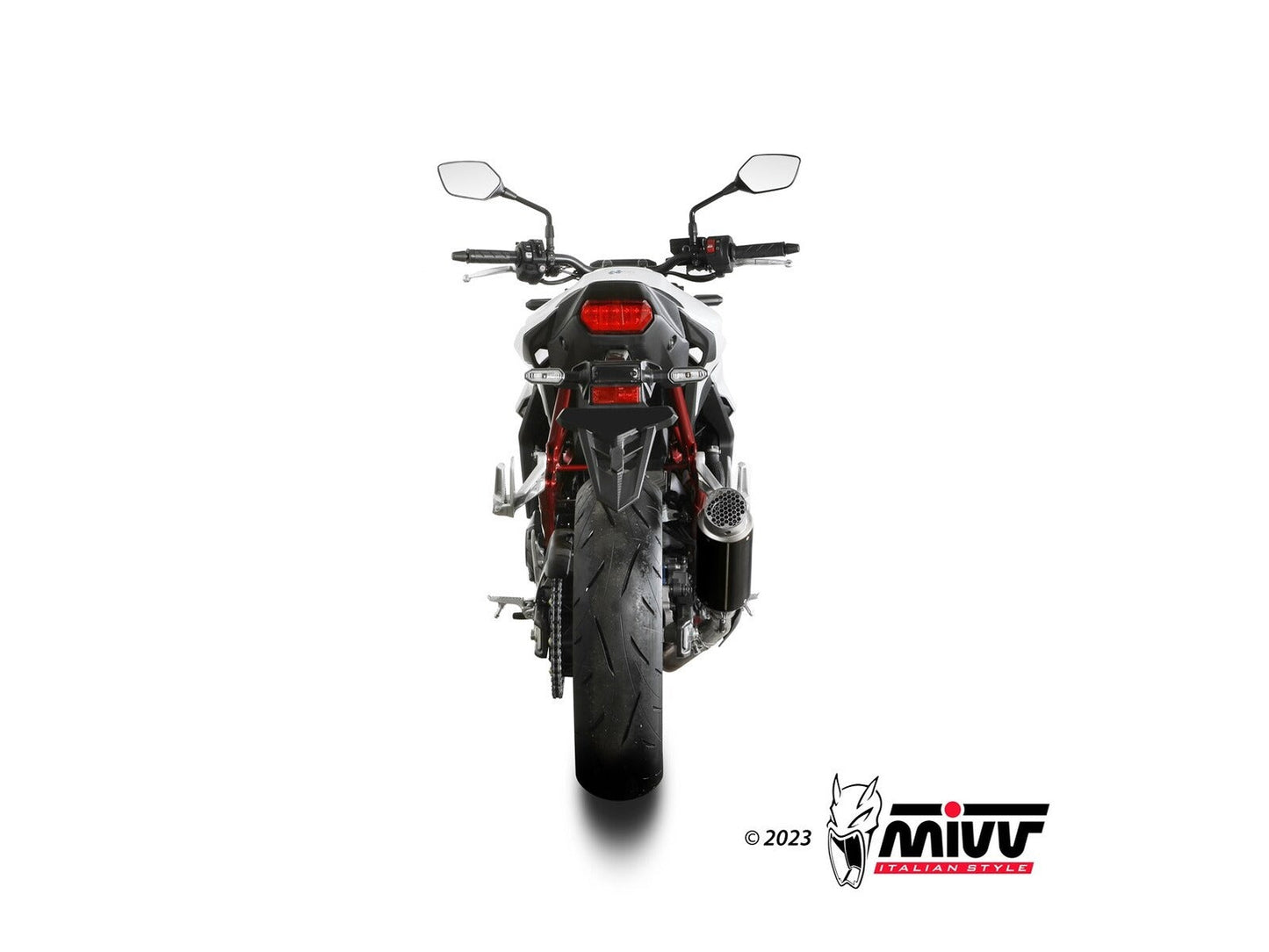 MIVV H.085 HONDA CB 750 Hornet ( 2023 + ) Slip On Exhaust "GP Pro" (black; approved) – Accessories in the 2WheelsHero Motorcycle Aftermarket Accessories and Parts Online Shop