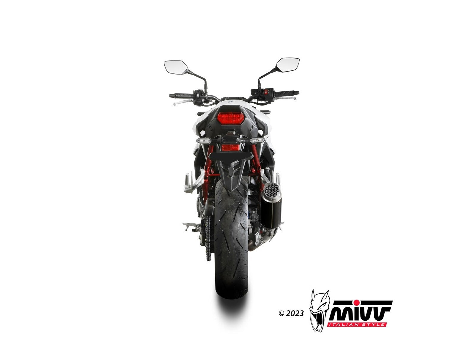 MIVV H.085 HONDA CB 750 Hornet ( 2023 + ) Slip On Exhaust "GP Pro" (black; approved) – Accessories in the 2WheelsHero Motorcycle Aftermarket Accessories and Parts Online Shop
