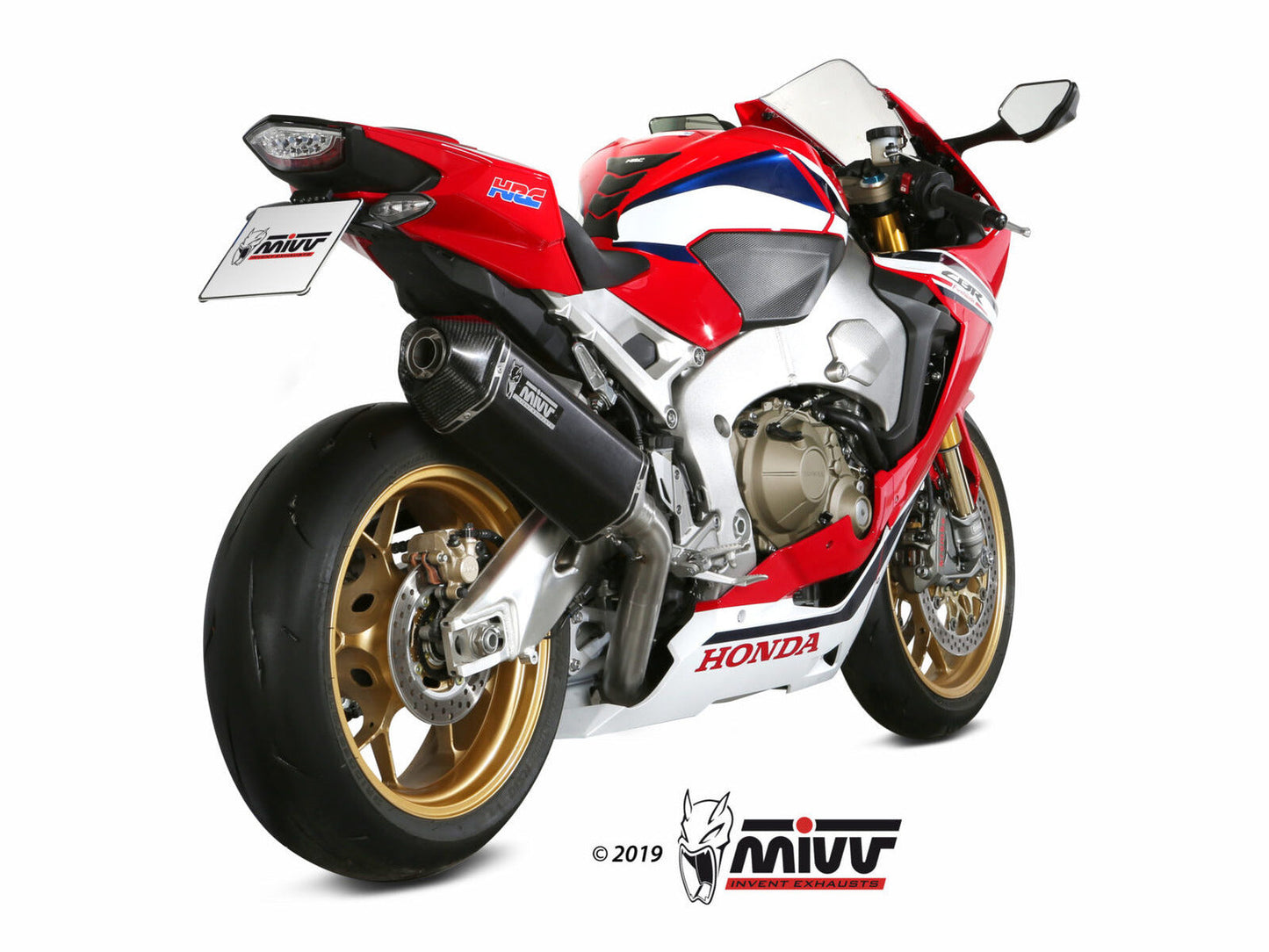 MIVV H.070 HONDA CBR 1000 RR ( 2017 - 19 ) Slip On Exhaust "Speed Edge" (black; approved) – Accessories in the 2WheelsHero Motorcycle Aftermarket Accessories and Parts Online Shop