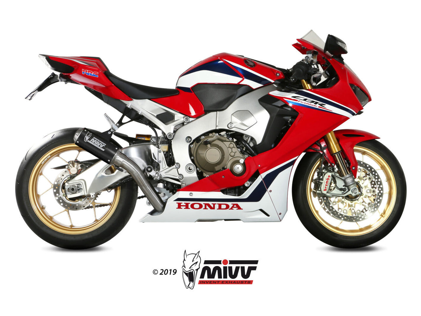 MIVV H.070 HONDA CBR 1000 RR ( 2017 - 19 ) Slip On Exhaust "MK3" (carbon; not approved) – Accessories in the 2WheelsHero Motorcycle Aftermarket Accessories and Parts Online Shop