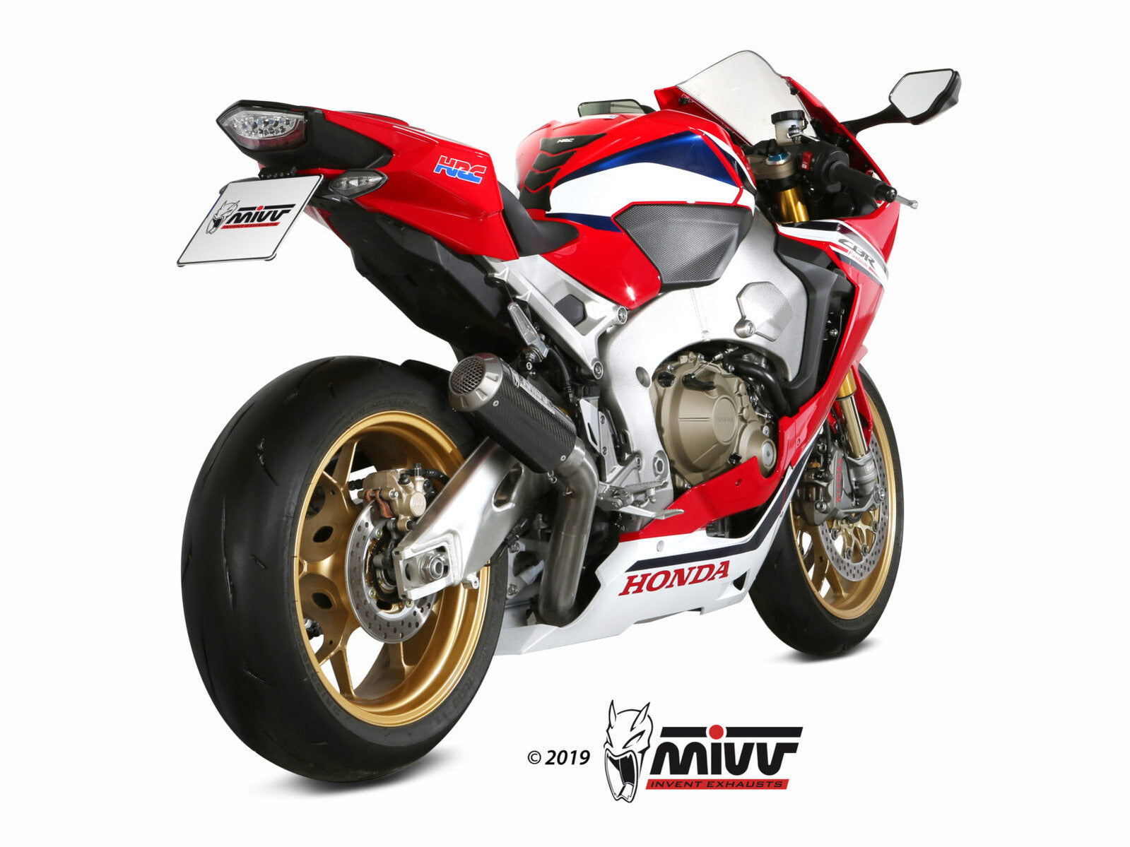 MIVV H.070 HONDA CBR 1000 RR ( 2017 - 19 ) Slip On Exhaust "MK3" (carbon; not approved) – Accessories in the 2WheelsHero Motorcycle Aftermarket Accessories and Parts Online Shop