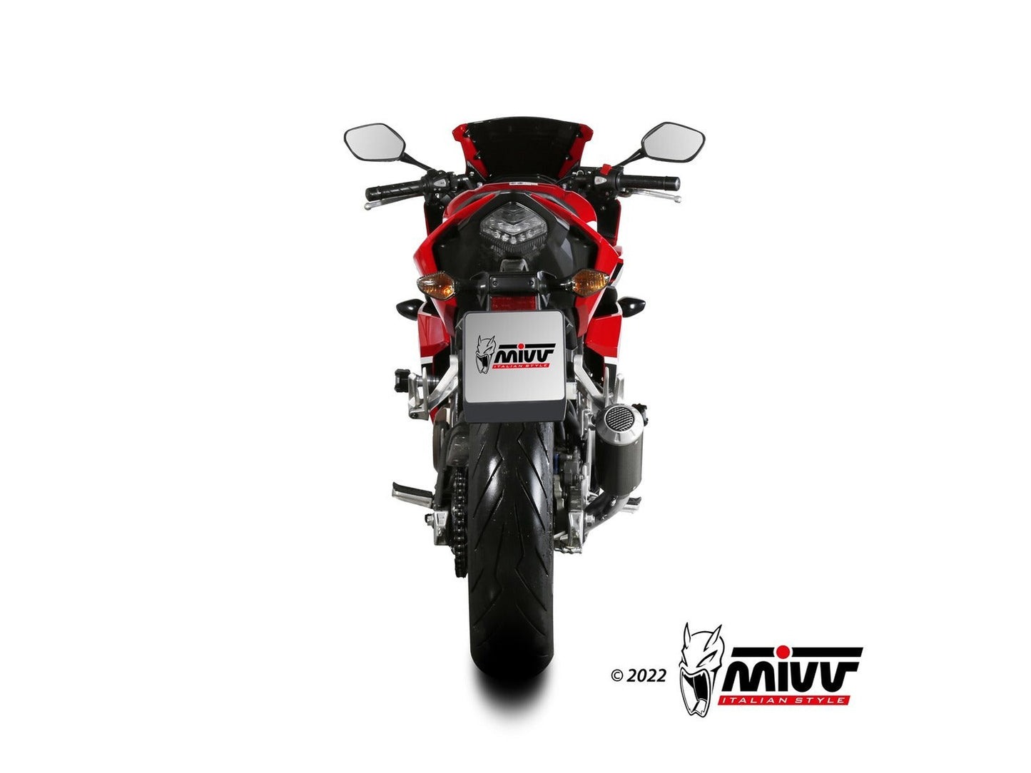 MIVV H.083 HONDA CBR 500 R ( 2019 - 20 ) Slip-On Exhaust "MK3" (carbon; not approved) – Accessories in the 2WheelsHero Motorcycle Aftermarket Accessories and Parts Online Shop