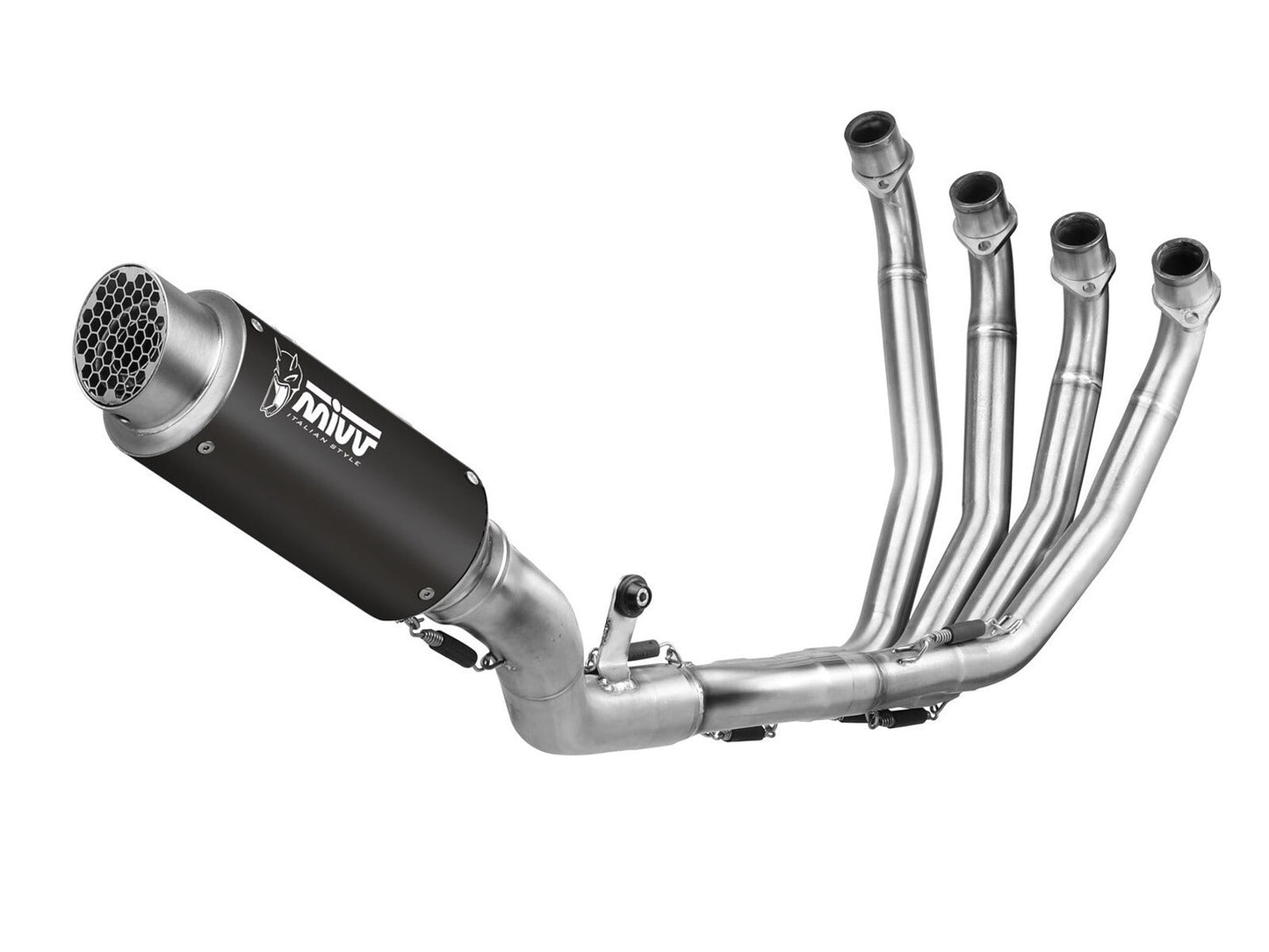 MIVV H.072 HONDA CBR 650 R ( 2019 / 23 ) Full System Exhaust "GP PRO" (black; approved) – Accessories in the 2WheelsHero Motorcycle Aftermarket Accessories and Parts Online Shop